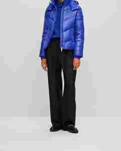 Ladies Winter Warm Street Outerwear Belt Turn Down Collar Long Sleeve Motorcycle Coat Fashion <b>Woman</b> Puffer <b>Jacket</b> Wholesale - Product Image 3