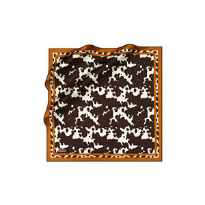 Vintage 100% <b>Silk</b> Twill Leopard Dot Animal Print <b>Scarf</b> - Product Image 1