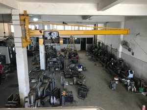 เครนคานหมุนแบบเต็มรูปแบบเกรดอุตสาหกรรมพร้อมรอกยกที่มีมอเตอร์5ตันแกนเครื่องยนต์ - Product Image 6