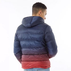 Chaquetas de Burbuja Gruesas Personalizadas al por Mayor para Hombre, Chaqueta Acolchada de Algodón, Estilo Béisbol, con Cuello Alto, Impermeable - Product Image 2