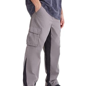 กางเกงคาร์โก้ทรงหลวม ปี 2026 ผลิตจากโพลีเอสเตอร์ 100% ระบายอากาศได้ดี น้ำหนักปานกลาง ไซส์ใหญ่ ทรงปกติ มีกระเป๋าหลายช่อง เป็นมิตรต่อสิ่งแวดล้อม เหมาะสำหรับใส่ลำลอง - Product Image 1