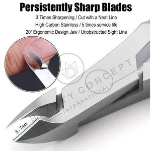 A precio razonable cortaúñas barato sostenible buena calidad hacer propio producto único acero cutícula clavo Nipper belleza concepto - Product Image 3