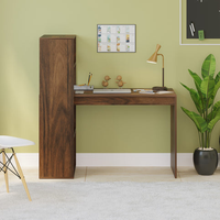 Radisso Table d'étude et d'ordinateur portable pour la maison ou le bureau Travail à domicile Bureau en érable brun