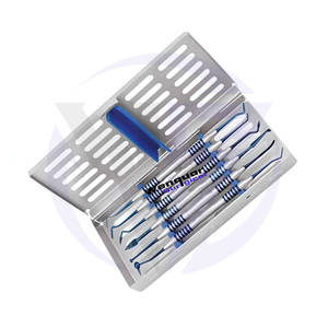 Poignée creuse d'instruments composites dentaires de haute qualité, revêtement en titane antiadhésif, outils professionnels bleus - Product Image 6