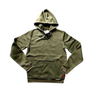 เสื้อฮู้ดขนแกะขนาดใหญ่สำหรับฤดูหนาวสำหรับผู้ชายใหม่2025โลโก้ที่กำหนดเองได้อย่างมีสไตล์100% ถักสีพื้นแบบไม่มีเชือกกันหดแห้งเร็ว - Product Image 6