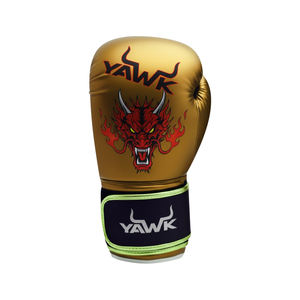 Gants de boxe en cuir de vache 100% de dernière génération, impression de logo personnalisée, gants de combat MMA, logo personnalisé, service OEM - Product Image 3