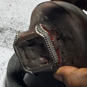 Rb đá quý IGI chứng nhận sang trọng thép không gỉ Đồng hồ cơ khí vvs moissanite Analog kính quay số hip hop độc đáo của người đàn ông Đồng hồ - Product Image 2