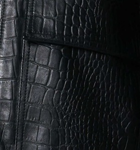 เสื้อผ้าสตรีทแวร์หนังแกะโครโกเสื้อแจ็คเก็ตไซส์ใหญ่ - Product Image 6