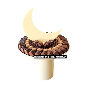 Présentoir à chocolat antique pour hôtel en acier inoxydable, parfait pour le bol de serveur de dessert sucré à bas prix - Product Image 6