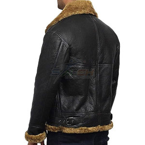 Durable <b>Sheepskin</b> <b>Jacket</b> With Full Coverage And Breathable Warmth <b>Sheepskin</b> <b>Jacket</b> With Luxury Finish - Product Image 4