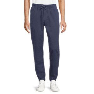 Loose Fit Straight Lightweight Breathable Eco-Friendly Mid Waist Customized Size Men's Canvas <b>Trouser</b> for Casual Use Wholesale - Product Image 1
