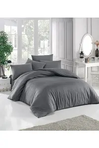 Zadetex 100% coton solide Satin 300tc écologique mariage Durable hypoallergénique facile à nettoyer respirant coloré ensembles de literie - Product Image 4