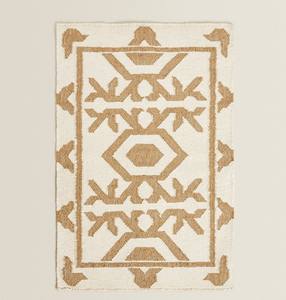 Tapis de jute multicolore de style classique de luxe brodé touffeté pour la conception de la maison pour la décoration du salon - Product Image 5