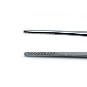 Pinzas de Apósito de Alta Calidad de 5.5 Pulgadas, Pinzas de Dedo para Tejidos, Punta Serrada de 2 cm, Pinzas de Apósito Quirúrgicas de Acero Inoxidable - Product Image 3