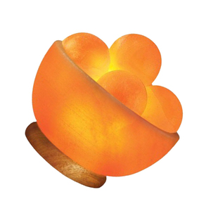 Lámpara de sal del Himalaya tallada a mano Artesanías naturales únicas para regalos de amor Producción al por mayor Lámpara de sal para cuenco de fuego - Product Image 3