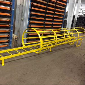 Vertical Access <b>Ladder</b> Safety Cage for Water Treatment Plants Industrial Use Vietnam Factory ISO Sedex Certified OEM - Product Image 3