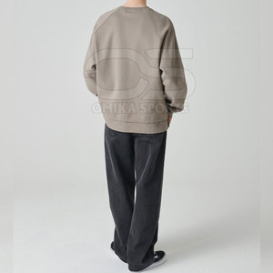 Men Oversized Sweatshirt Streetwear Style Loose Fit Pullover With Soft Fleece For Winter Fashion - Product Image 3