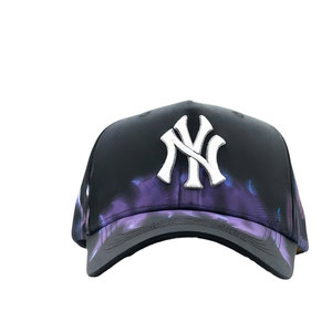 Gorra de Béisbol Personalizada Unisex con Logotipo Bordado en 3D, Tela de Pana, Algodón, Ajustable, Estructurada, Azul, de 5 Paneles para Hombre - Product Image 1