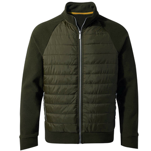 Chaqueta acolchada de bombardero para hombre, calidad personalizada con cuello ajustable, chaqueta con capucha de burbuja acolchada de manga larga - Product Image 3
