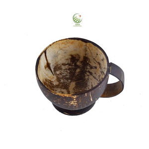 Eco-friendly & Stylish 100% Natural <b>Coconut</b> Shell Coffee <b>Cup</b> Set 100ml Disposable <b>Cups</b> for Cafe Home Wine Tea Use - Product Image 5