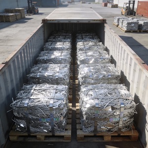 เศษลวดอะลูมิเนียม 6063 คุณภาพดี ชิ้นส่วนลวดเงางาม พร้อมสำหรับการหลอม การรีด การอัดขึ้นรูป และการใช้งานในโรงหล่อ - Product Image 1