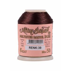 Altınbaşak Fil de Dentelle Aiguille 20 Gr-039 Point de Croix & Crochet Fil à Coudre Coton Mercerisé & Polyester Filament Weave 20 g - Product Image 1