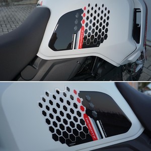 Adesivi 3D Compatibili con Ducati DesertX per Protezione Laterale del Serbatoio Moto, Funzionanti Come Paraserbatoi - Product Image 4