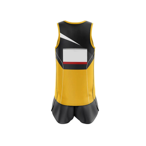 Ropa de entrenamiento para correr profesional para hombre, uniforme de pista y campo, traje para correr, precio al por mayor, diseño personalizado, uniforme deportivo para correr - Product Image 3