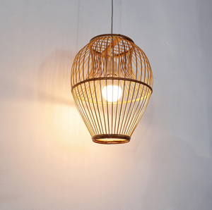 GRANDE VENTE Vietnam Original De Luxe Rotin et Bambou Fabriqué À La Main Maison Décor Hôtel Décor Pendentif Lumières - Product Image 3