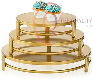 Base para Pastel de Metal Premium con Acabado Elegante para Bodas, Fiestas y Exhibición de Postres, Diseño Elegante y Duradero para Uso en el Hogar y Panaderías - Product Image 2
