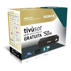 Decodificador TIVUMAX HD 3601S2 Lite Tessera Tivsat HD 5001735 DVB-S2 para Electrodomésticos Inteligentes Humax en Negro - Product Image 2