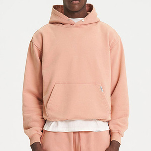 Men Pullover Hoodies 100% Cotton Plain Hoodies in <b>Bulk</b> French <b>Terry</b> Oversized Blank Heavyweight High Quality Hoodie - Product Image 1