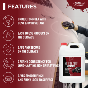 Haute brillance 5 litres tout en un voiture vernis anti-rayures et décapant de tourbillon restaurateur de peinture et booster de brillance disponible au meilleur prix - Product Image 4