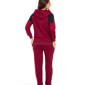 Survêtements d'hiver pour femmes, meilleure vente, coupe ajustée 100% coton, vêtements de rue de haute qualité, taille personnalisée, ensemble de survêtements - Product Image 2