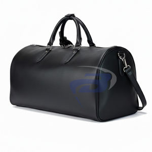 Sac de sport Delta Sigma Theta, sac de voyage personnalisé en cuir PU noir de luxe, sac à main de sport, sac à bandoulière durable et léger avec fermeture éclair - Product Image 3