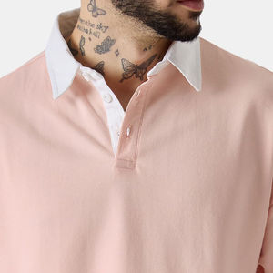 100% Cotton Customized for Polo <b>T</b>-<b>Shirt</b> with Embroidery Logo <b>Floral</b> Pattern Golf Design on Canvas Fabric - Product Image 6