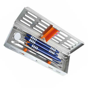 Kit d'examen scalaire à poignée miroir instruments dentaires ensemble de 4 pièces sonde de pince à épiler/kit d'hygiène - Product Image 3