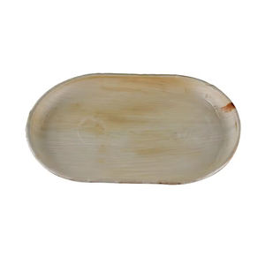 Vente en gros 100% biodégradable et compostable grande feuille de palmier plateaux à dîner 44x29x2cm assiettes jetables pour service de nourriture de mariage - Product Image 4