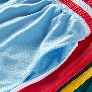 กางเกงบาสเก็ตบอลผู้ชายคุณภาพดีที่สุด แบบสั่งทำพิเศษ OEM มีเชือกผูกเอว ไซส์ใหญ่ ระบายอากาศได้ดี เหมาะสำหรับฤดูร้อน สำหรับผู้ใหญ่ - Product Image 2