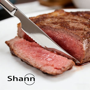 Couteaux à steak en acier inoxydable 22,5 x 2,05 cm Qualité supérieure Acier inoxydable 18/0 Poli miroir Compatible lave-vaisselle Luxe moderne - Product Image 4