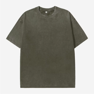 เสื้อพิมพ์ลายผ้าฝ้ายแท้สำหรับผู้ชายและผู้หญิงเสื้อพิมพ์ลายโลโก้ซักแบบวินเทจ - Product Image 5