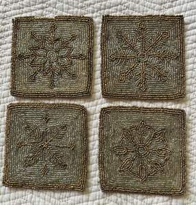 Ensembles de sous-verres en bois de noyer de haute qualité Sous-verres en noyer-Tapis et tampons de qualité supérieure - Product Image 1