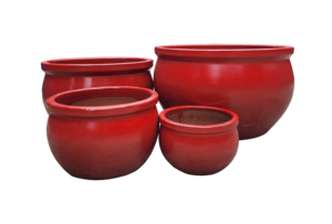 Macetas y Jardineras Clásicas de Cerámica con Acabado Esmaltado para Uso en Exteriores, Jardín y Hogar - Product Image 4