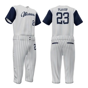 New 100% Polyester Custom Breathable Quick Dry <b>Baseball</b> Uniform <b>Sets</b> Unisex High Quality Lightweight Team Name Plus Size Size - Product Image 4
