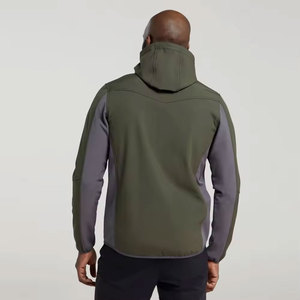 Llegada en línea Traje elegante Chaqueta Softshell para hombre Capucha de manga completa Desmontable Top Chaqueta Softshell para hombre - Product Image 6
