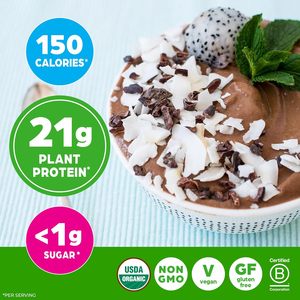Orgain Organic Vegan <b>Protein</b> Powder, Creamy Chocolate Fudge - 21g Plant <b>Protein</b> 2.03 lb - Product Image 3