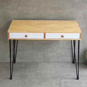 Modern <b>Computer</b> <b>Desk</b> with Hairpin Legs 100x50cm 5 Drawers BD68106 - Product Image 4