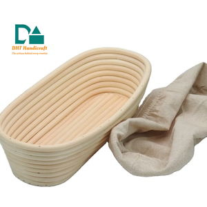 Cesta Redonda de Mimbre Ecológica para Pan con Forro, Diámetro Personalizable, Uso Casero, Material Natural Blanco - Product Image 6