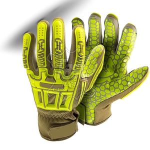 Aparejo de seguridad industrial Guantes de lagarto Protección contra impactos Guantes de Palma de agarre para la industria de servicio pesado - Product Image 6