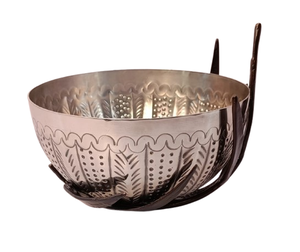 Frutero de Metal de Latón chapado en plata en relieve con diseño Floral antiguo, técnica personalizada, pantalla de mesa, fruta seca, Chocolate - Product Image 6